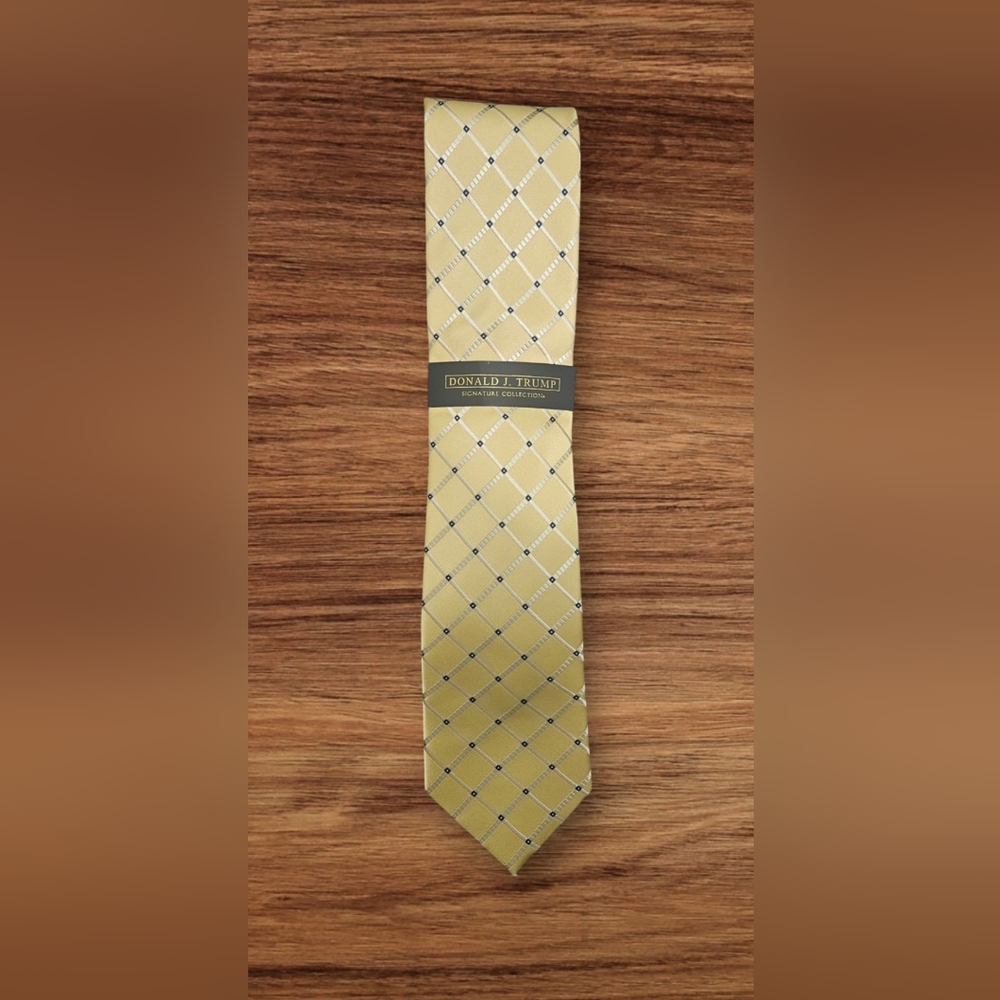 Donald J. Trump Signature Collection Gold Tie